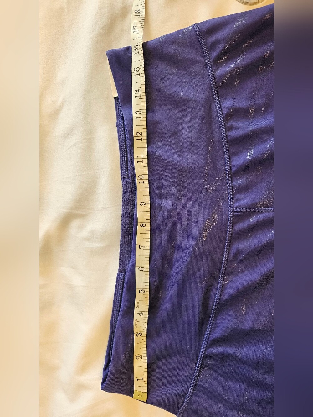 Calia Energy Collection High Rise Legging - Foil Navy- Size 1X - Picture 7 of 9